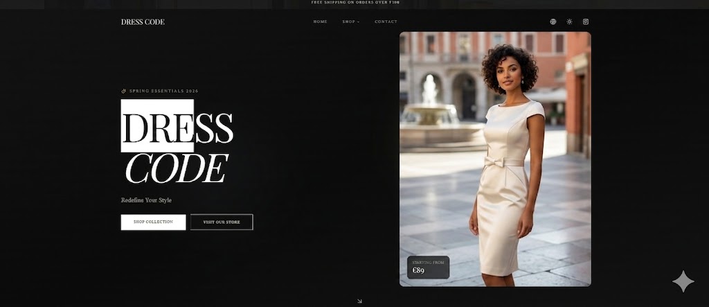Dresscode interface